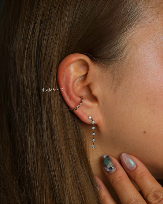 【K10】しめ縄イヤーカフ