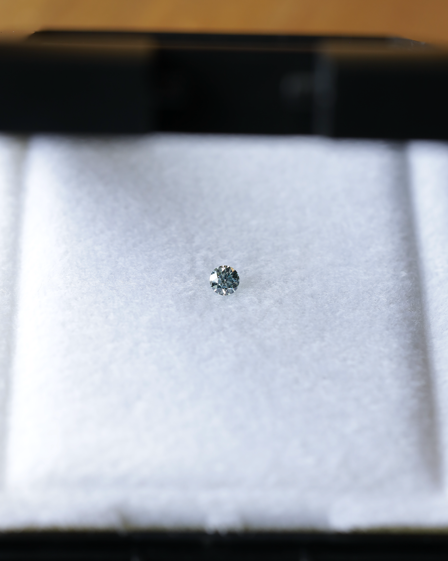 アイスブルーダイヤモンド ルース 0.11ct