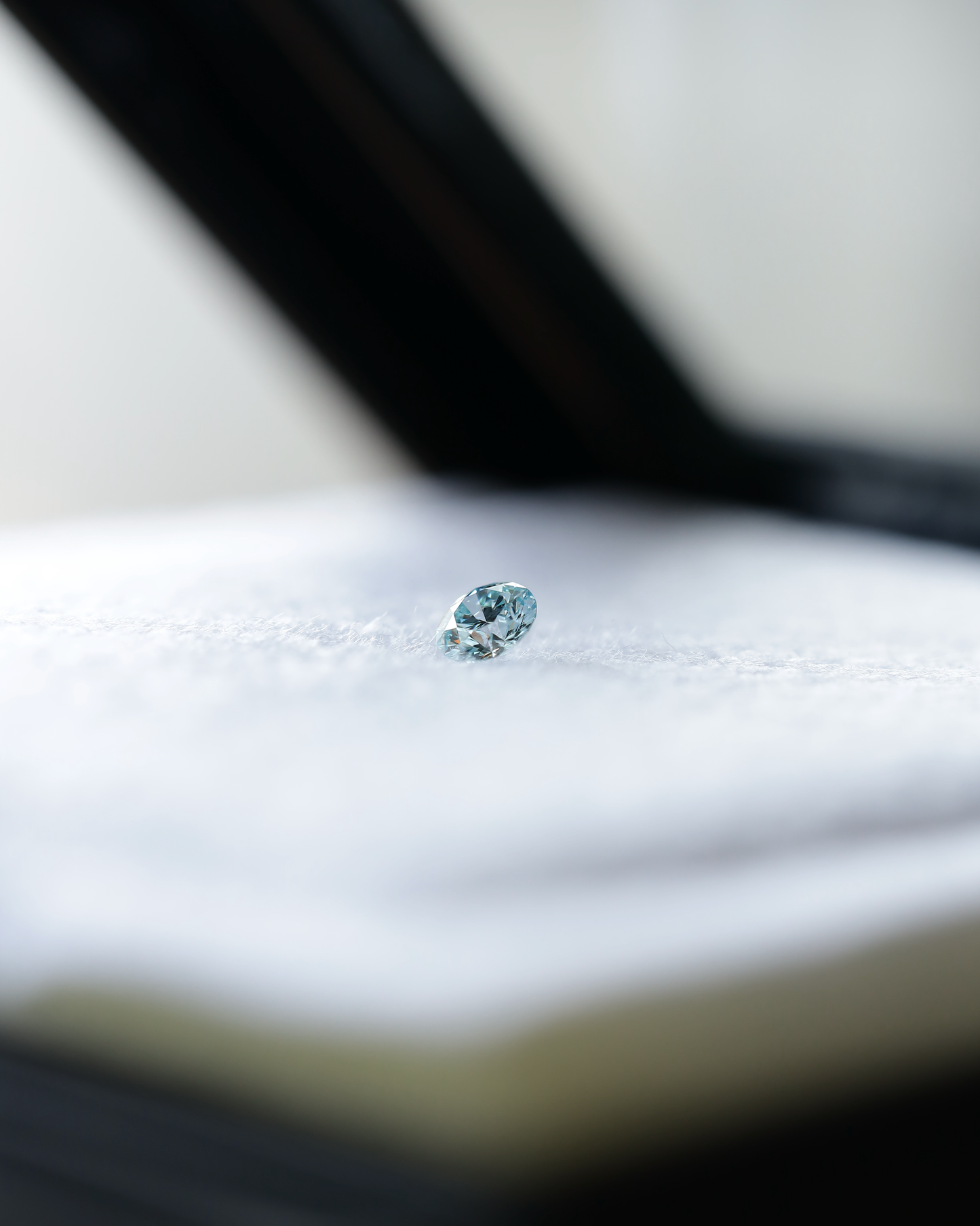 アイスブルーダイヤモンド ルース 0.11ct