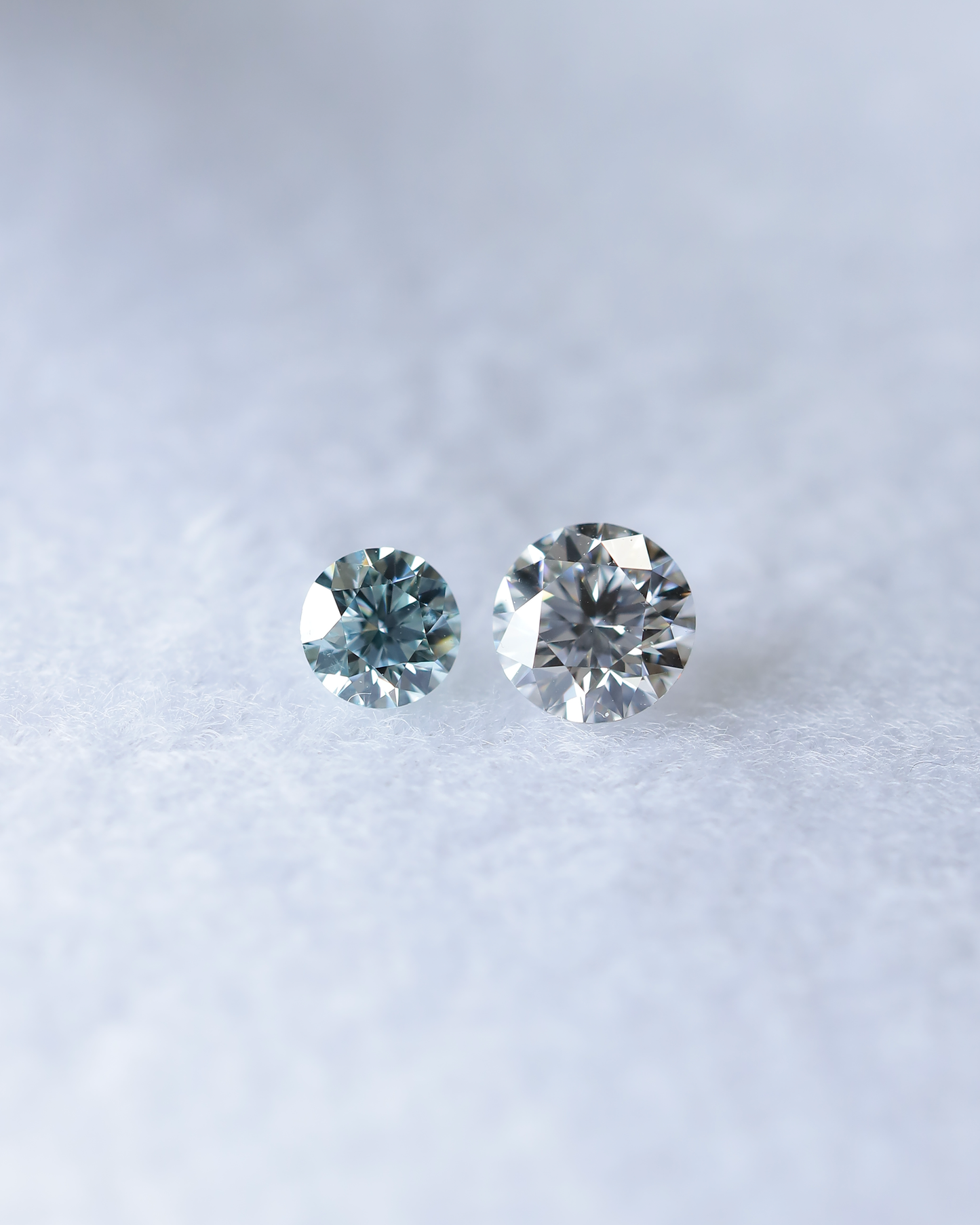 アイスブルーダイヤモンド ルース 0.11ct