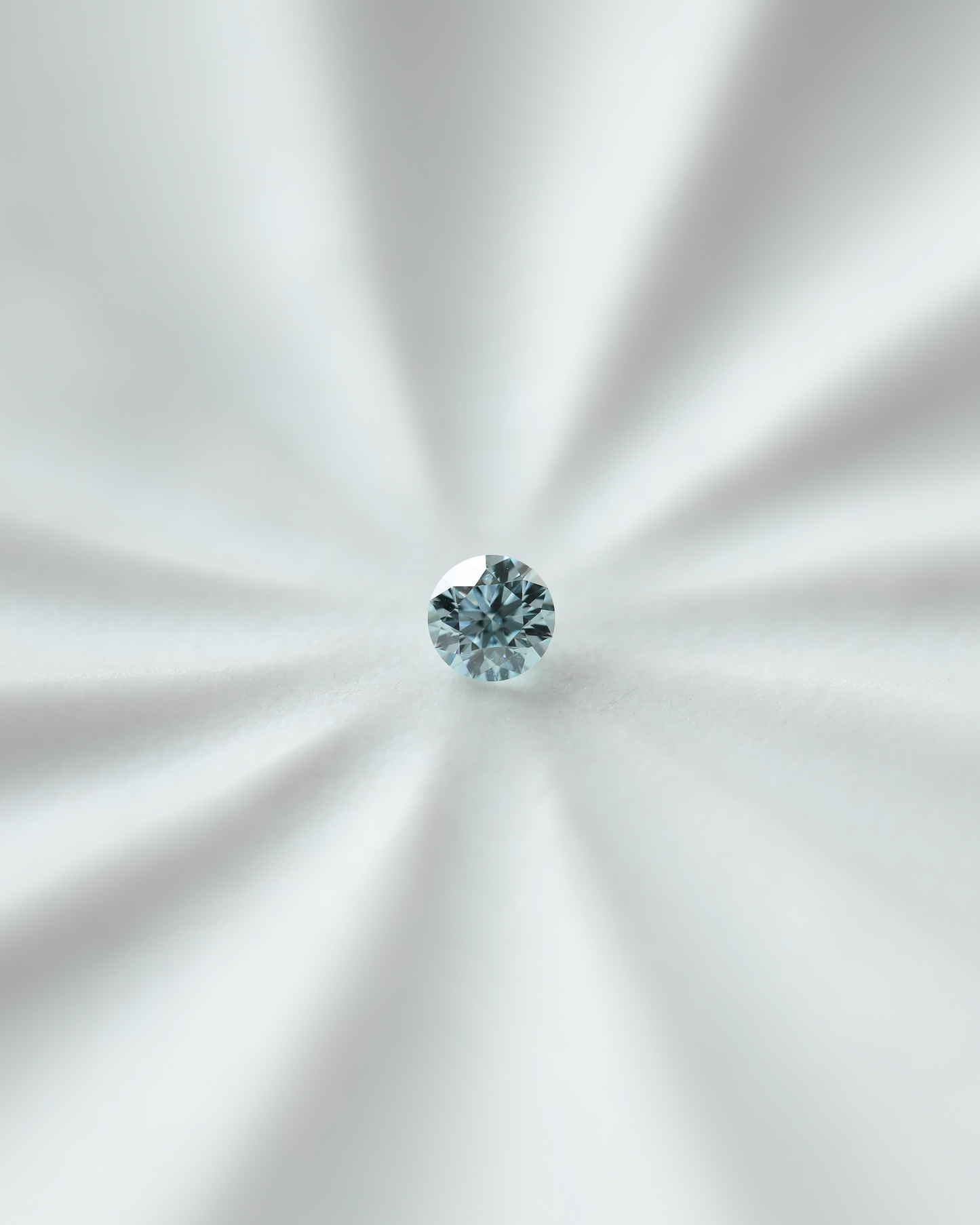 アイスブルーダイヤモンド ルース 0.11ct