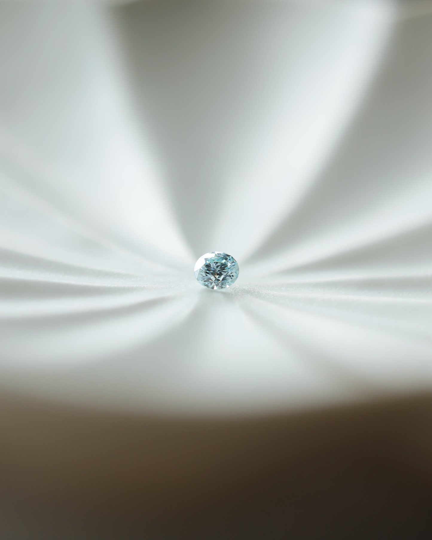 アイスブルーダイヤモンド ルース 0.11ct
