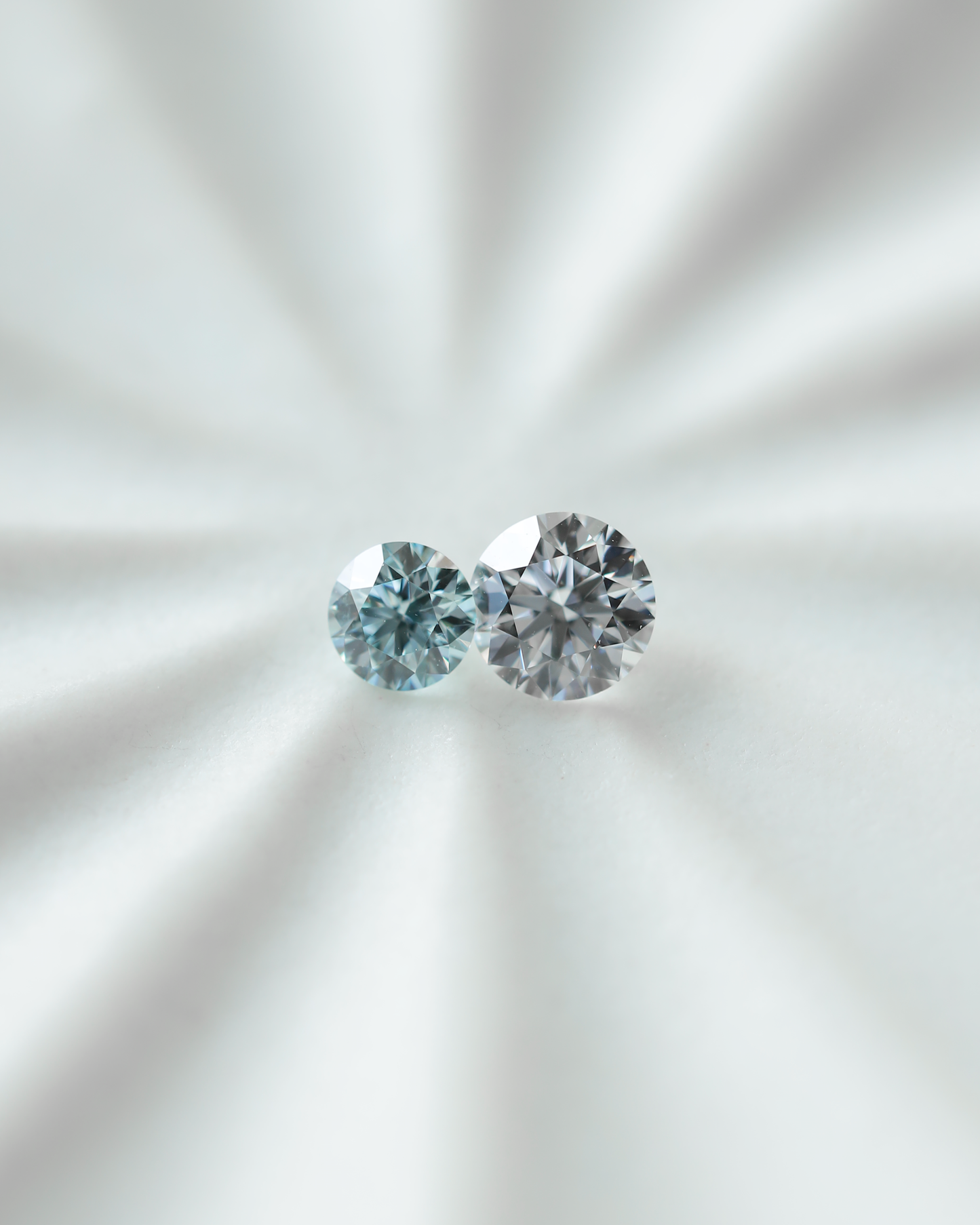 アイスブルーダイヤモンド ルース 0.11ct