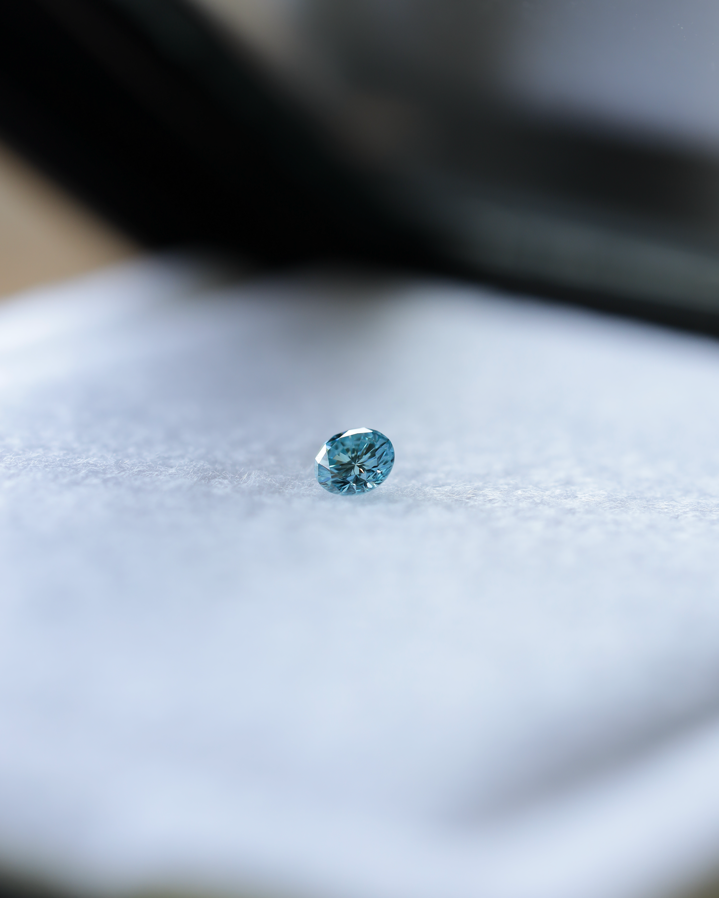 アイスブルーダイヤモンド ルース 0.1ct