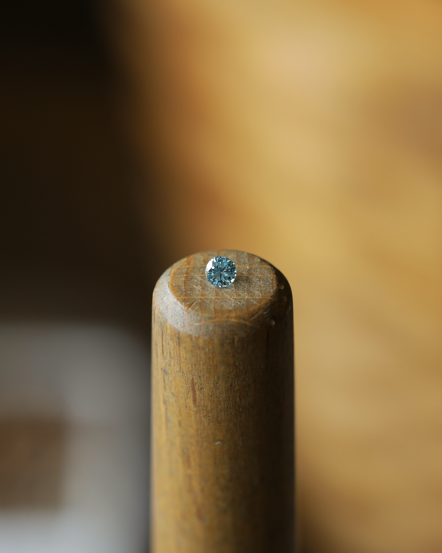 アイスブルーダイヤモンド ルース 0.1ct