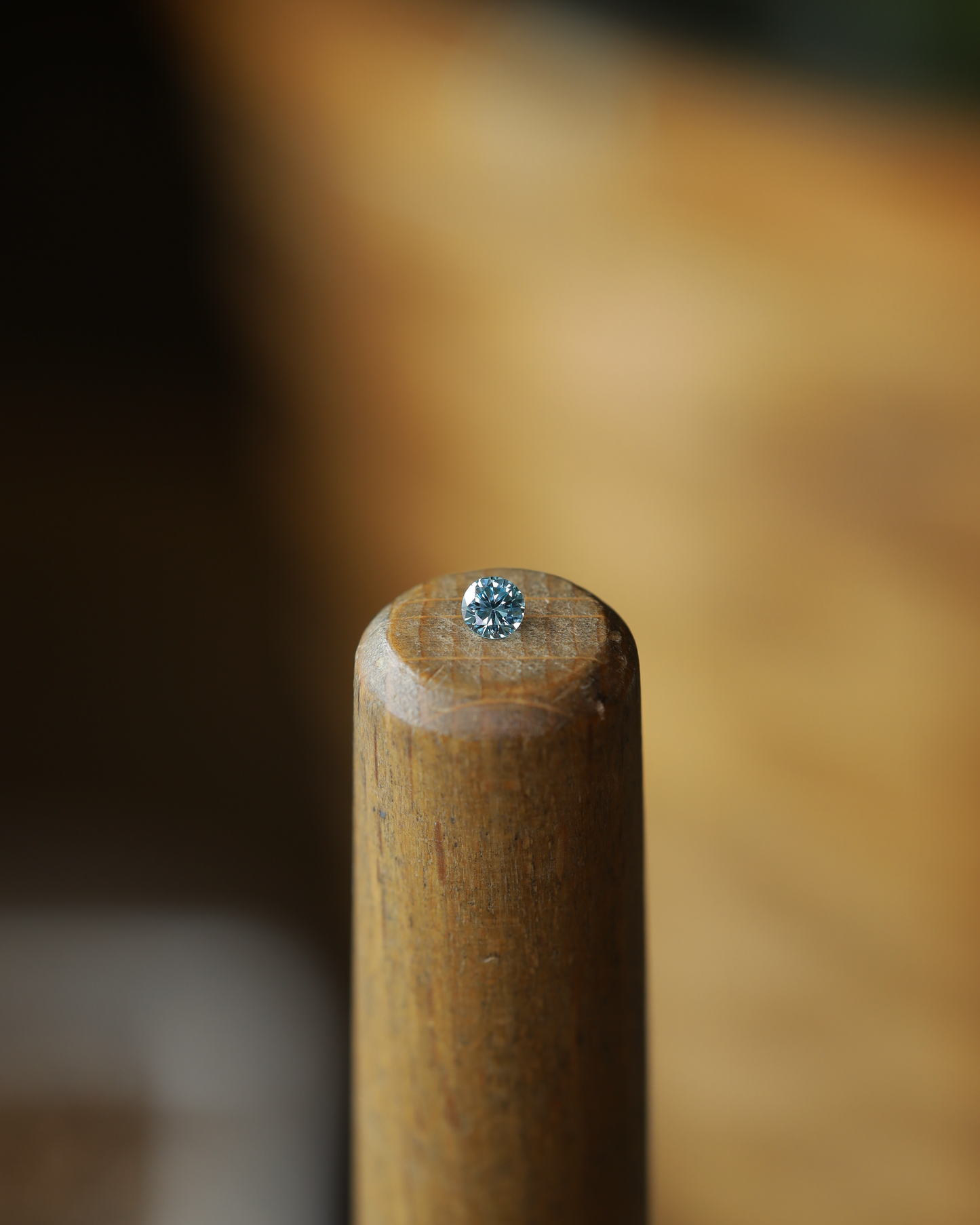アイスブルーダイヤモンド ルース 0.1ct