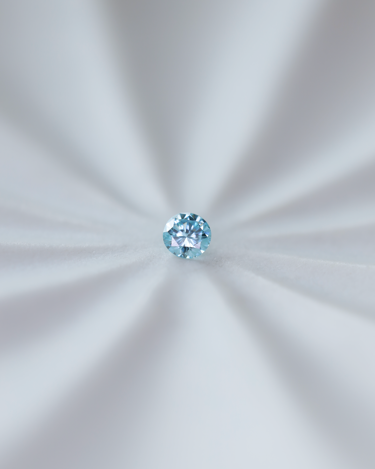 アイスブルーダイヤモンド ルース 0.1ct