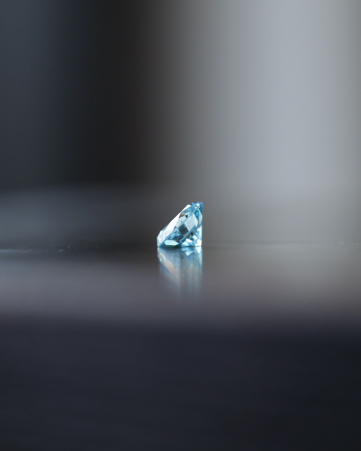 アイスブルーダイヤモンド ルース 0.1ct