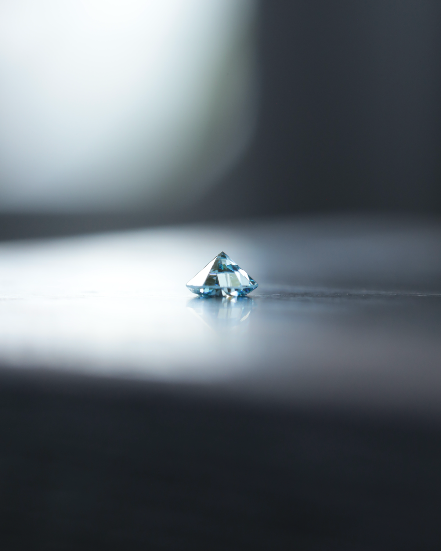アイスブルーダイヤモンド ルース 0.1ct