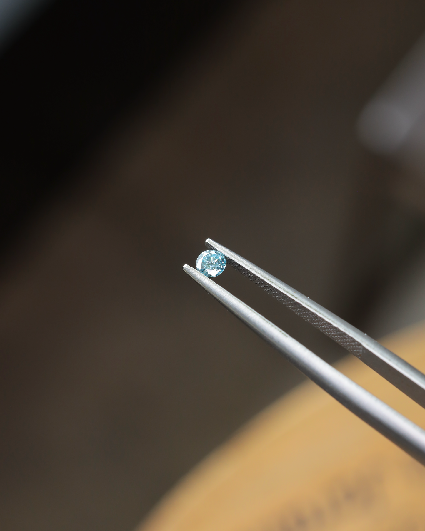 アイスブルーダイヤモンド ルース 0.1ct
