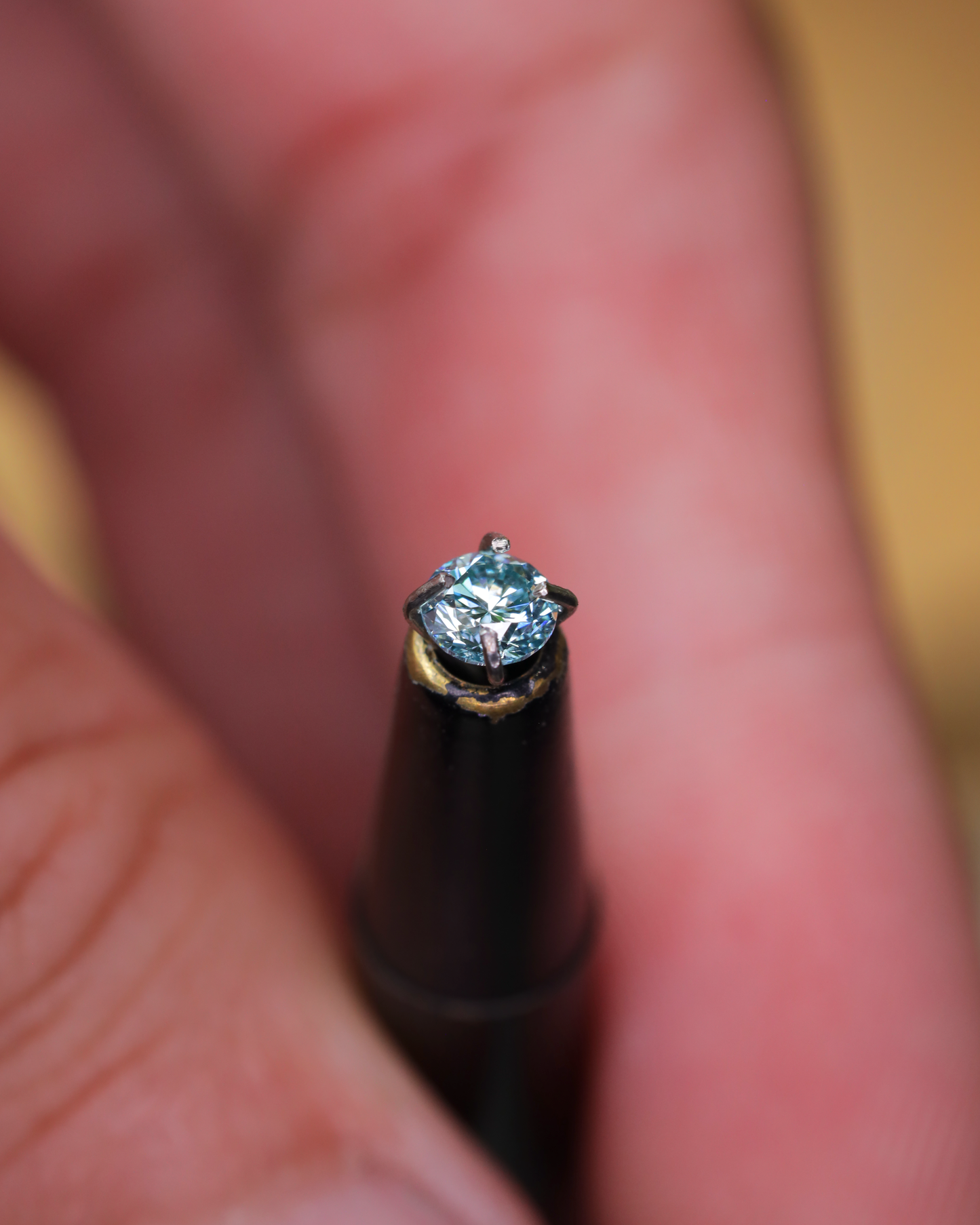 アイスブルーダイヤモンド ルース 0.2ct