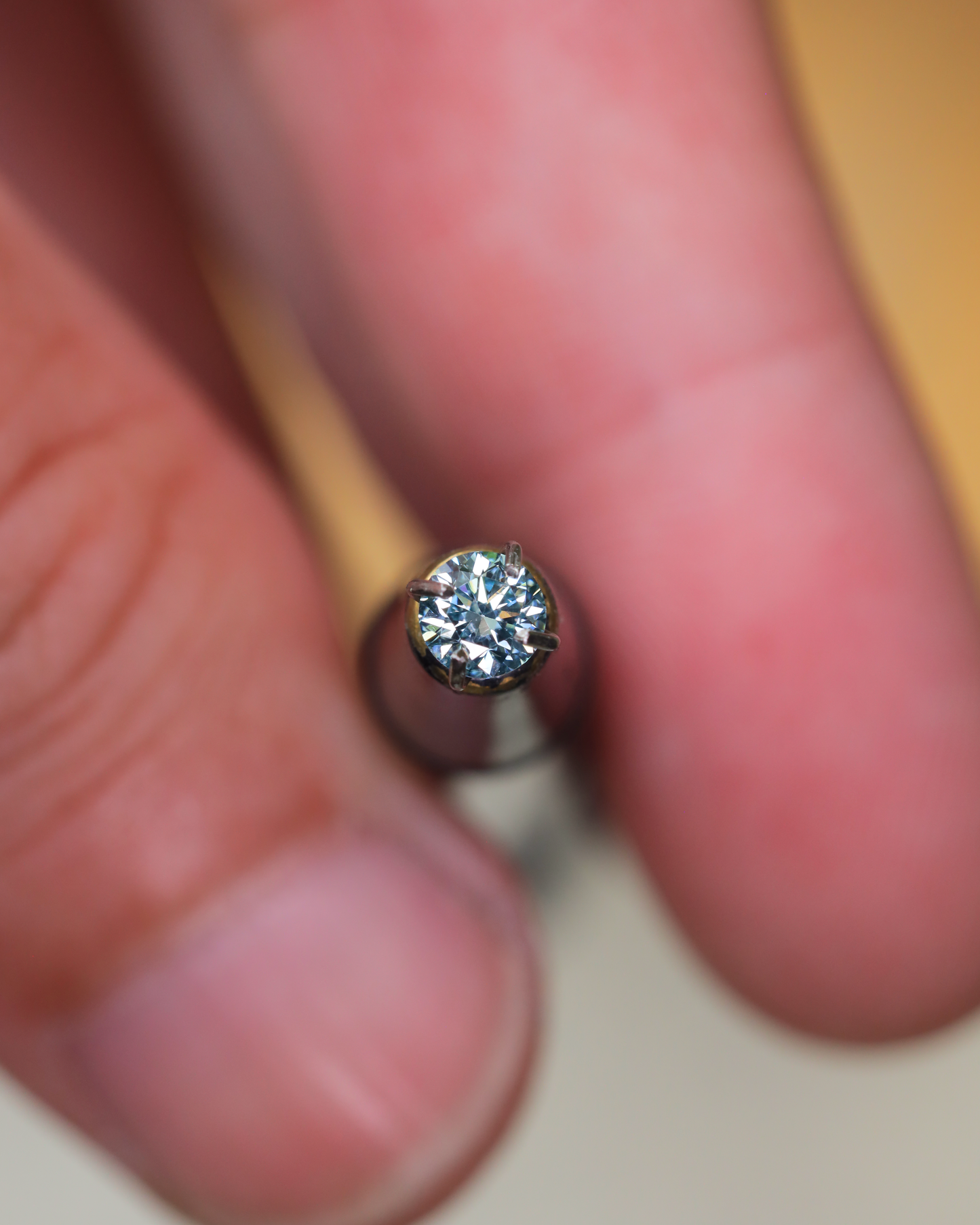 アイスブルーダイヤモンド ルース 0.2ct