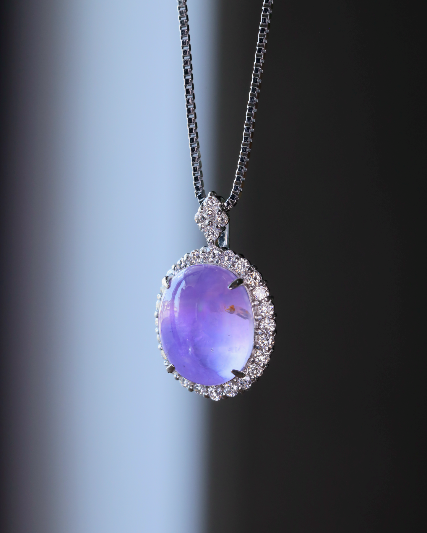 【スペシャル】パープルスターサファイアPtペンダント