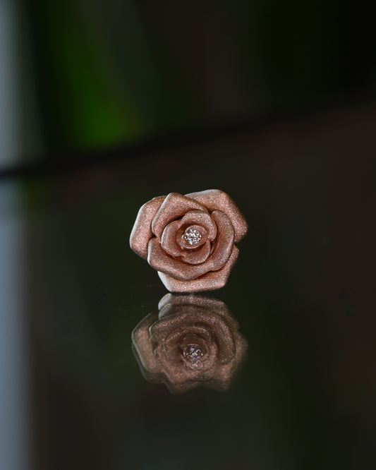 ローズK18PGピアス