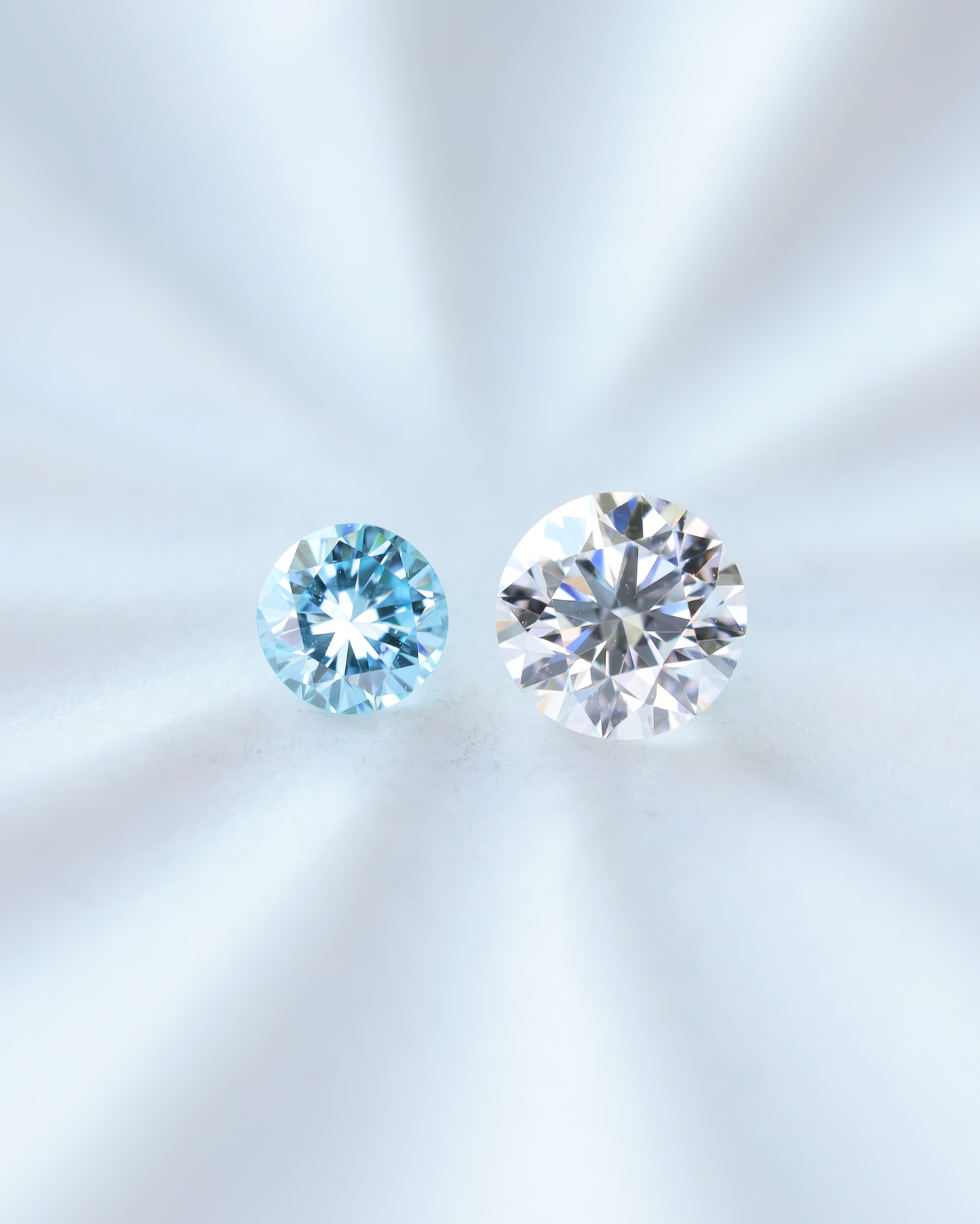 アイスブルーダイヤモンド ルース 0.1ct