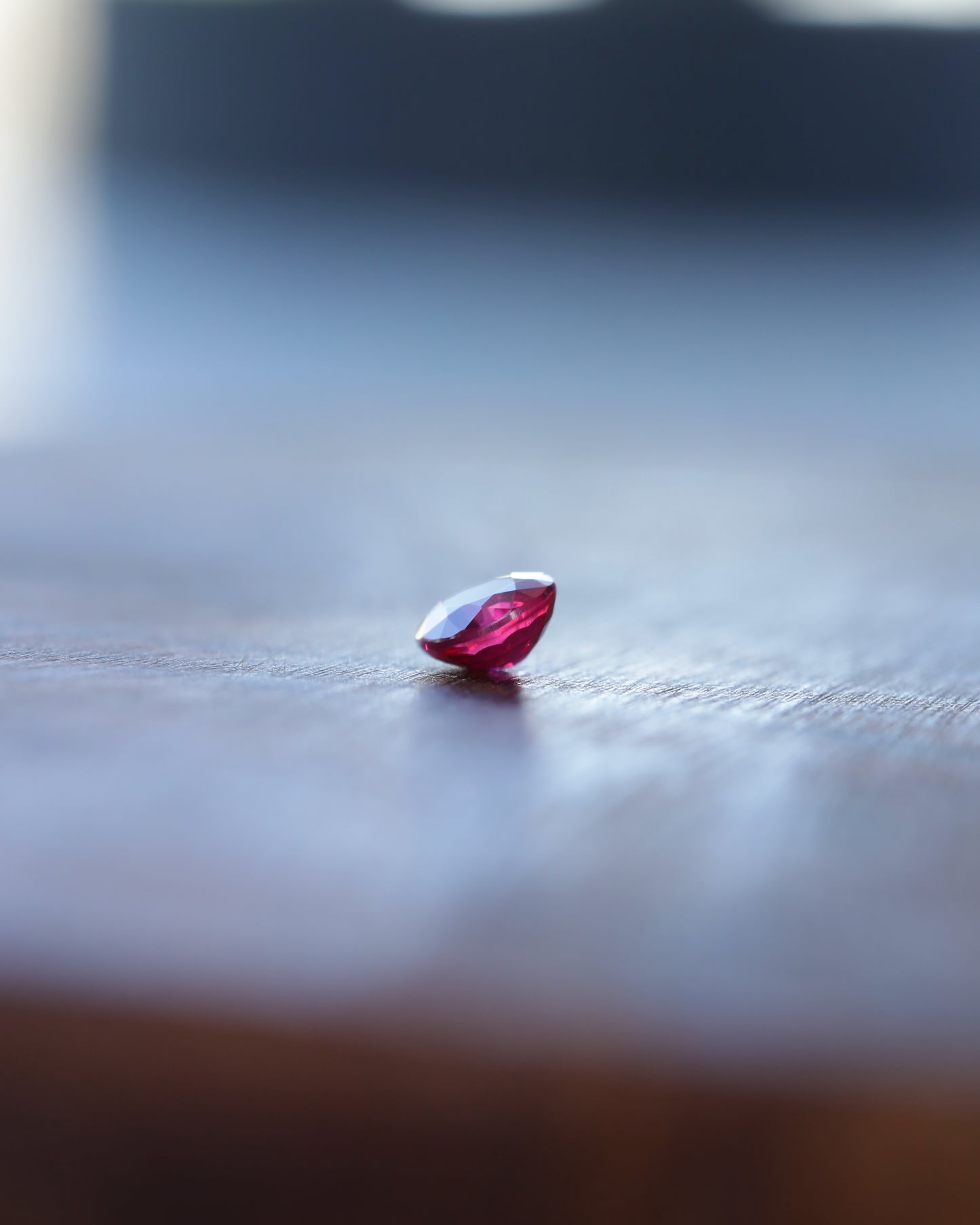 非加熱ピジョンブラッドルビー ルース 0.35ct 鑑別書付