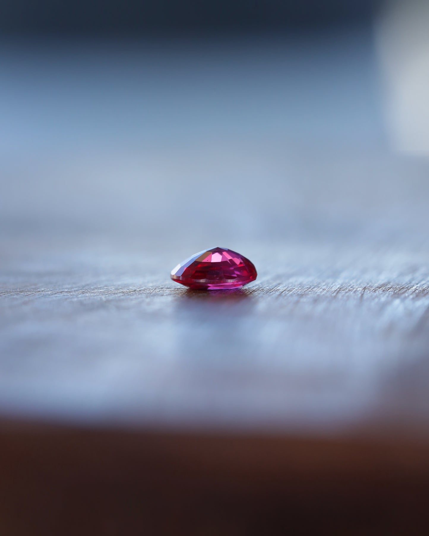 非加熱ピジョンブラッドルビー ルース 0.35ct 鑑別書付