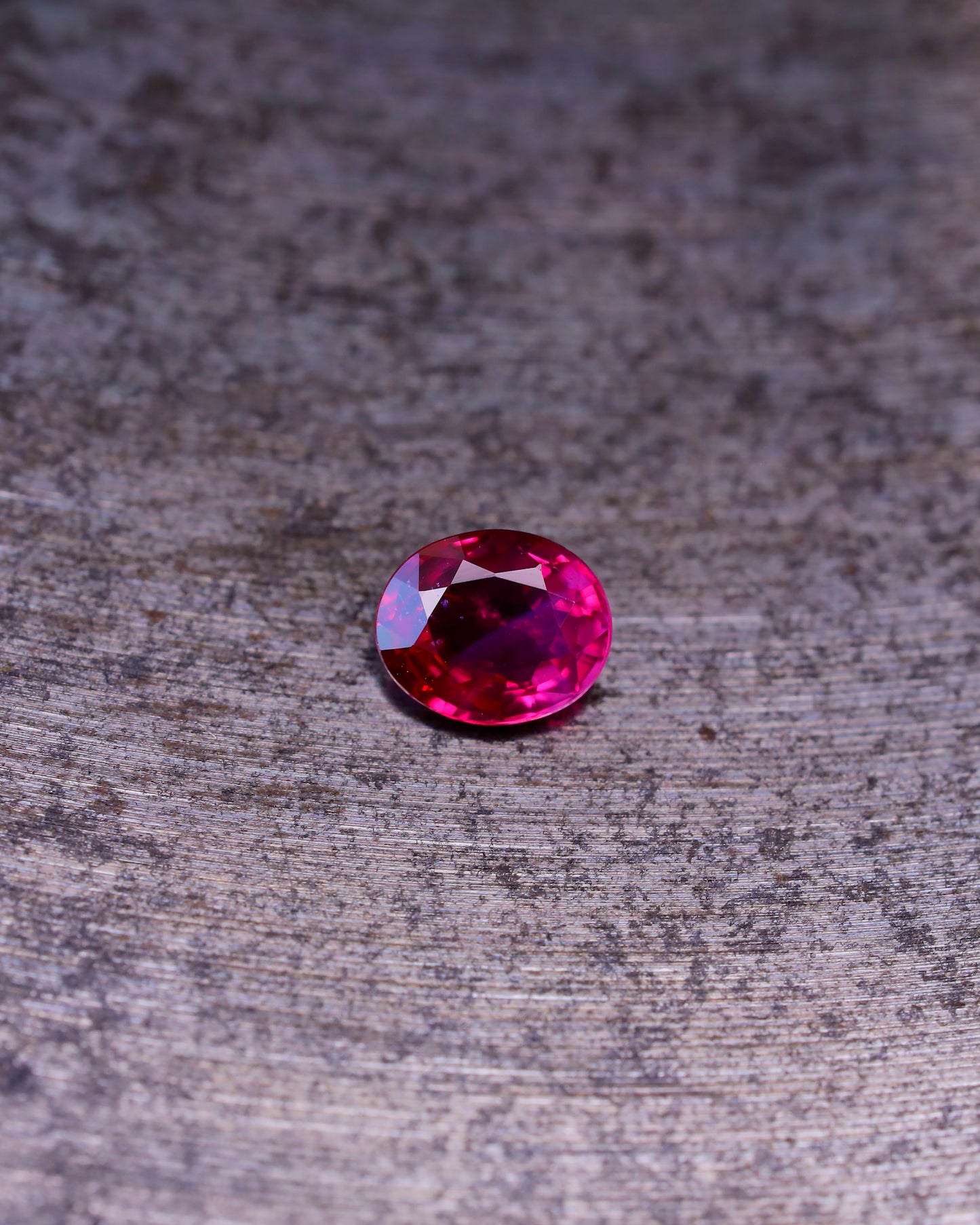 非加熱ピジョンブラッドルビー ルース 0.35ct 鑑別書付