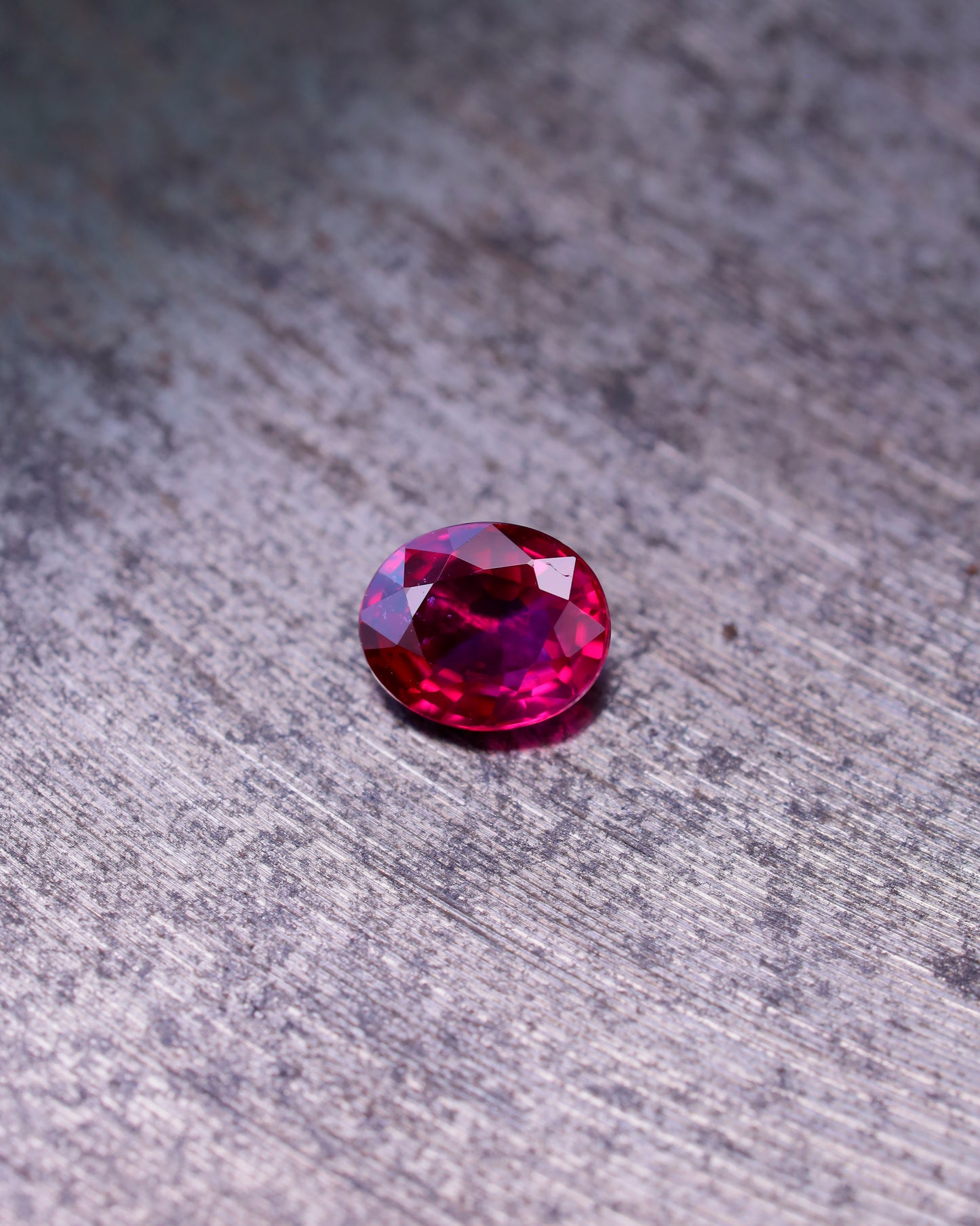 非加熱ピジョンブラッドルビー ルース 0.35ct 鑑別書付