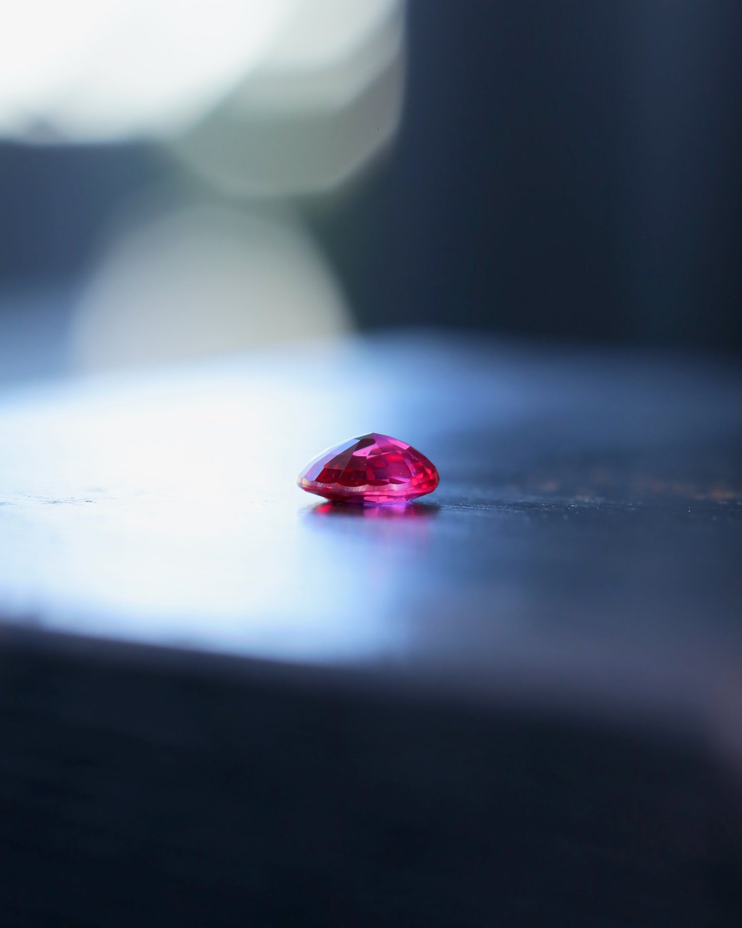 非加熱ピジョンブラッドルビー ルース 0.35ct 鑑別書付