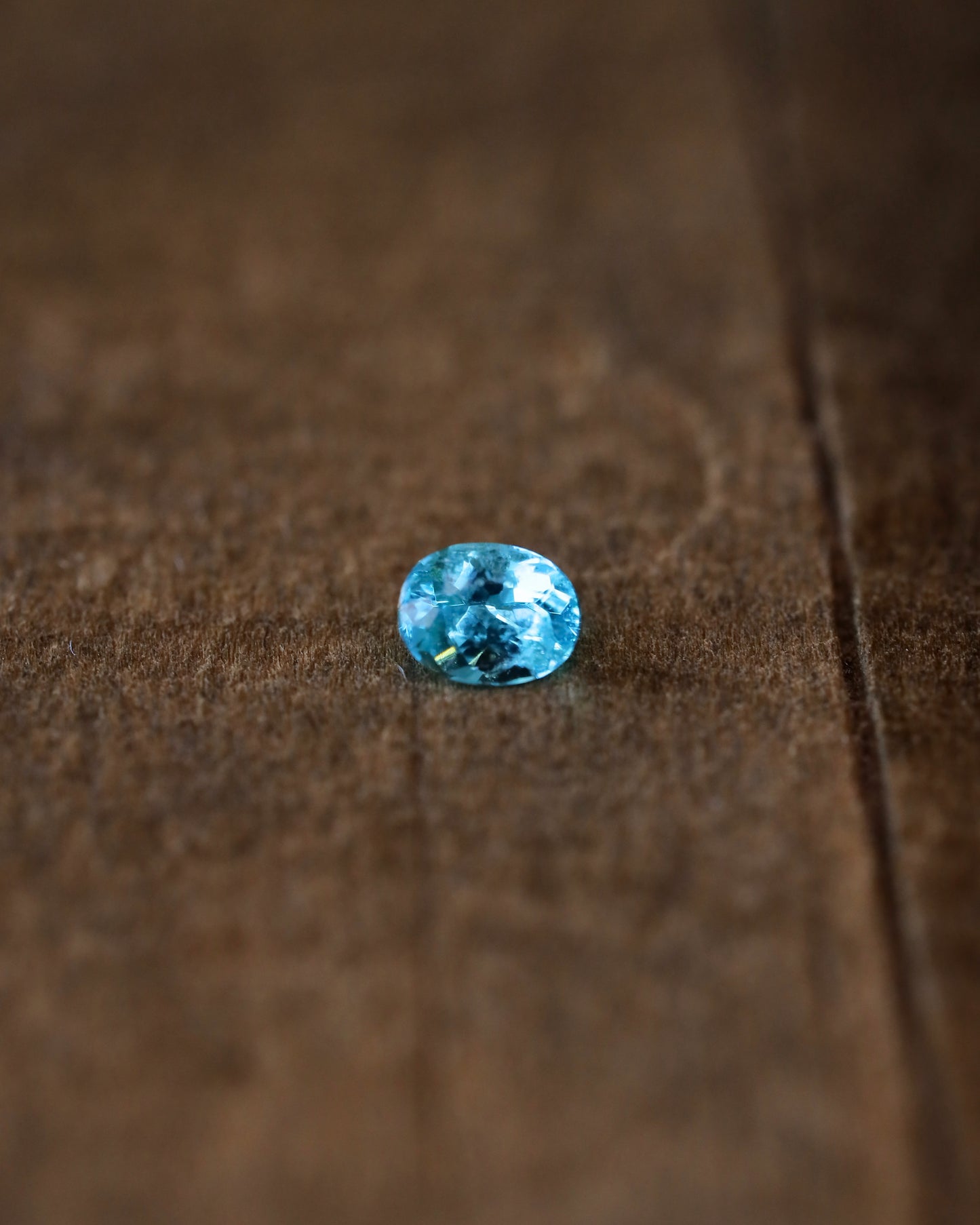 ブラジル産パライバトルマリン ルース 0.12ct 鑑別書付