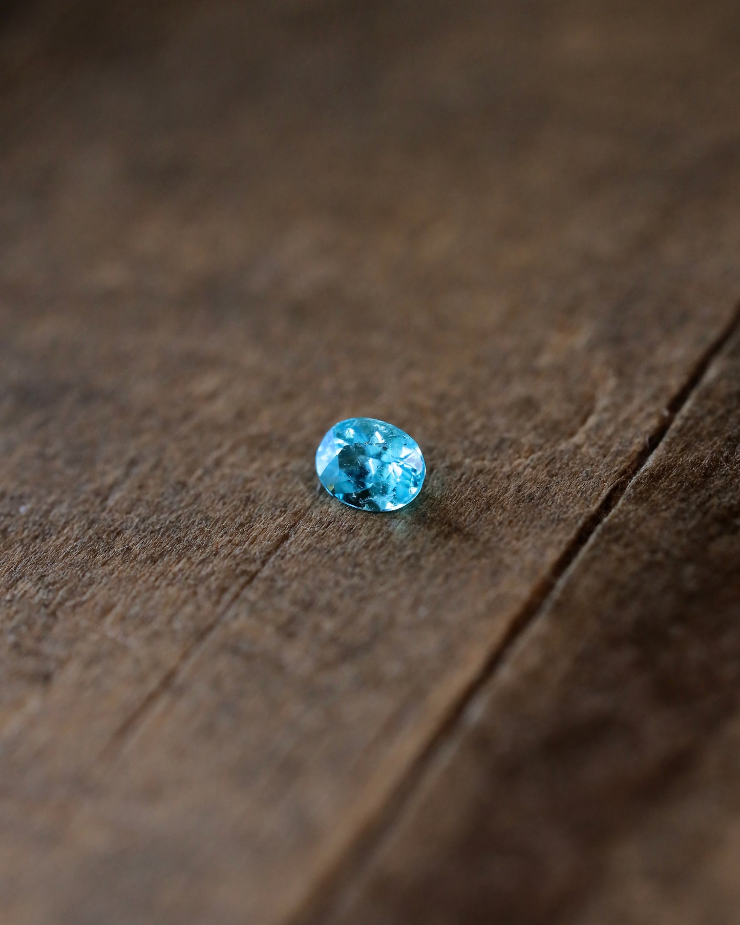 ブラジル産パライバトルマリン ルース 0.12ct 鑑別書付