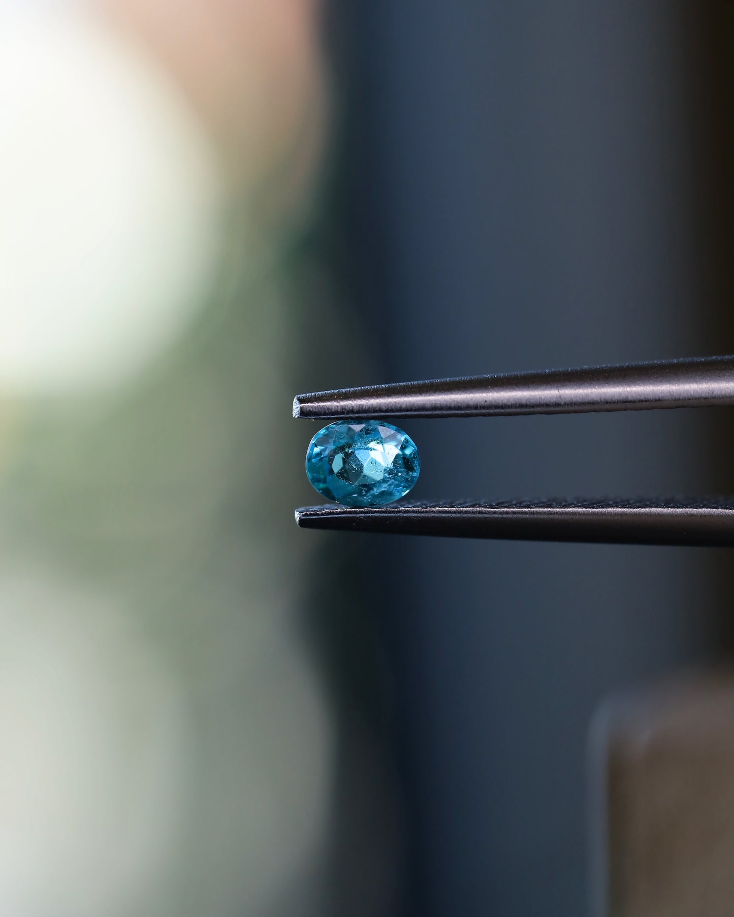 ブラジル産パライバトルマリン ルース 0.12ct 鑑別書付