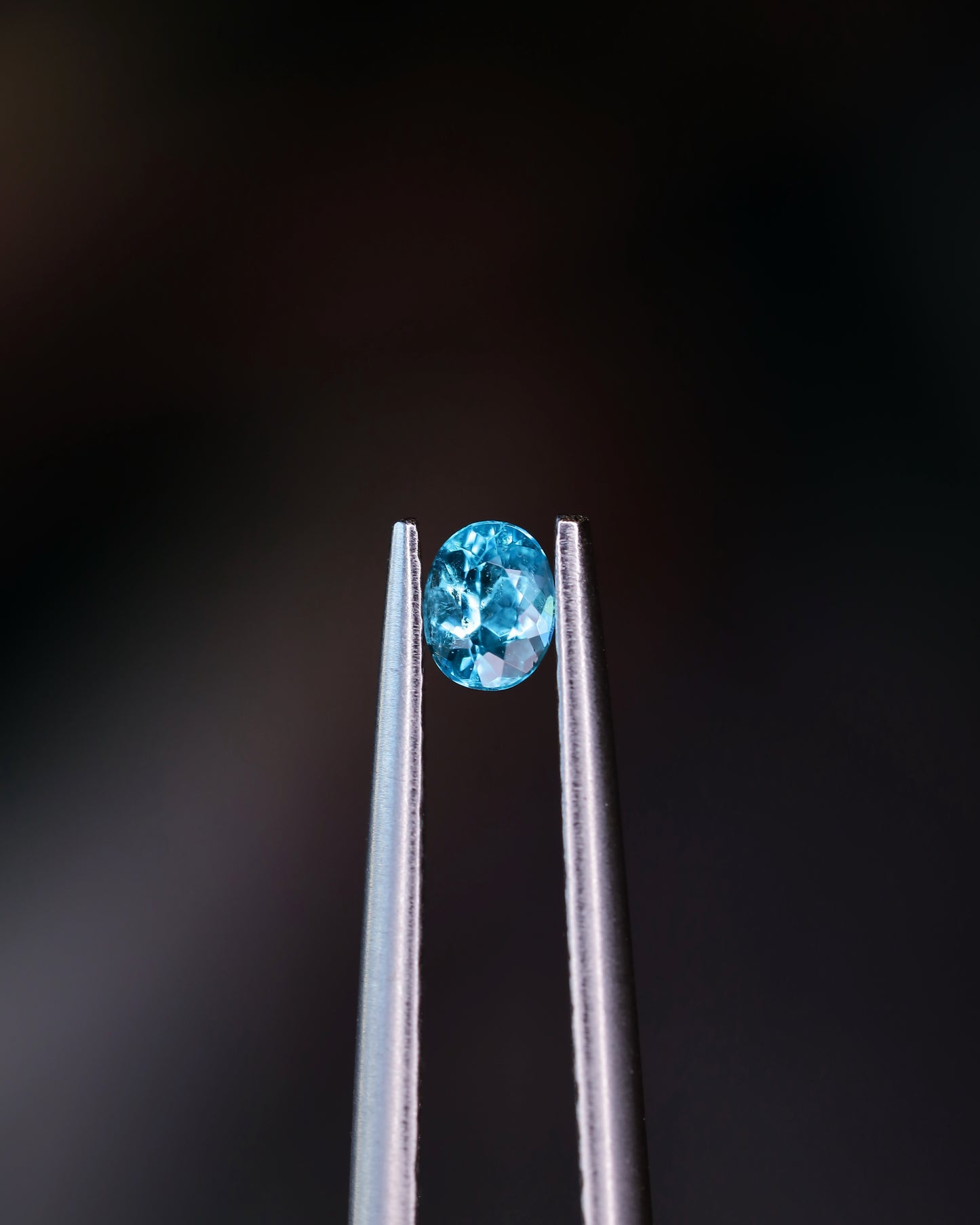 ブラジル産パライバトルマリン ルース 0.12ct 鑑別書付