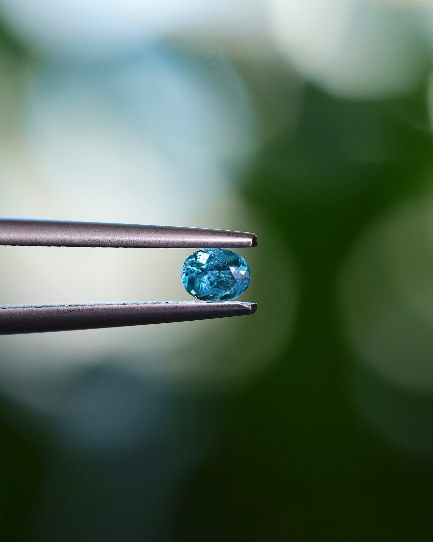 ブラジル産パライバトルマリン ルース 0.12ct 鑑別書付