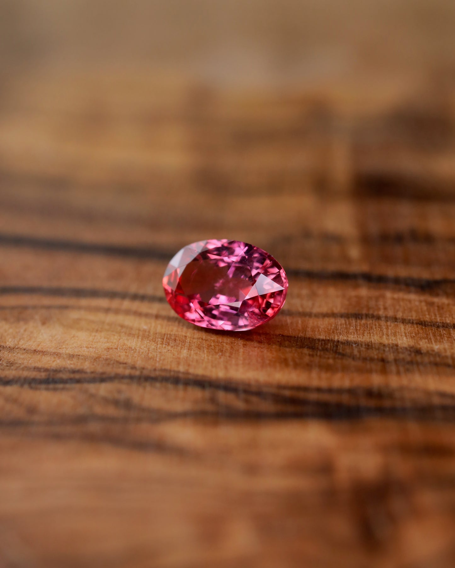 パパラチアサファイア ルース 0.79ct 鑑別書付き