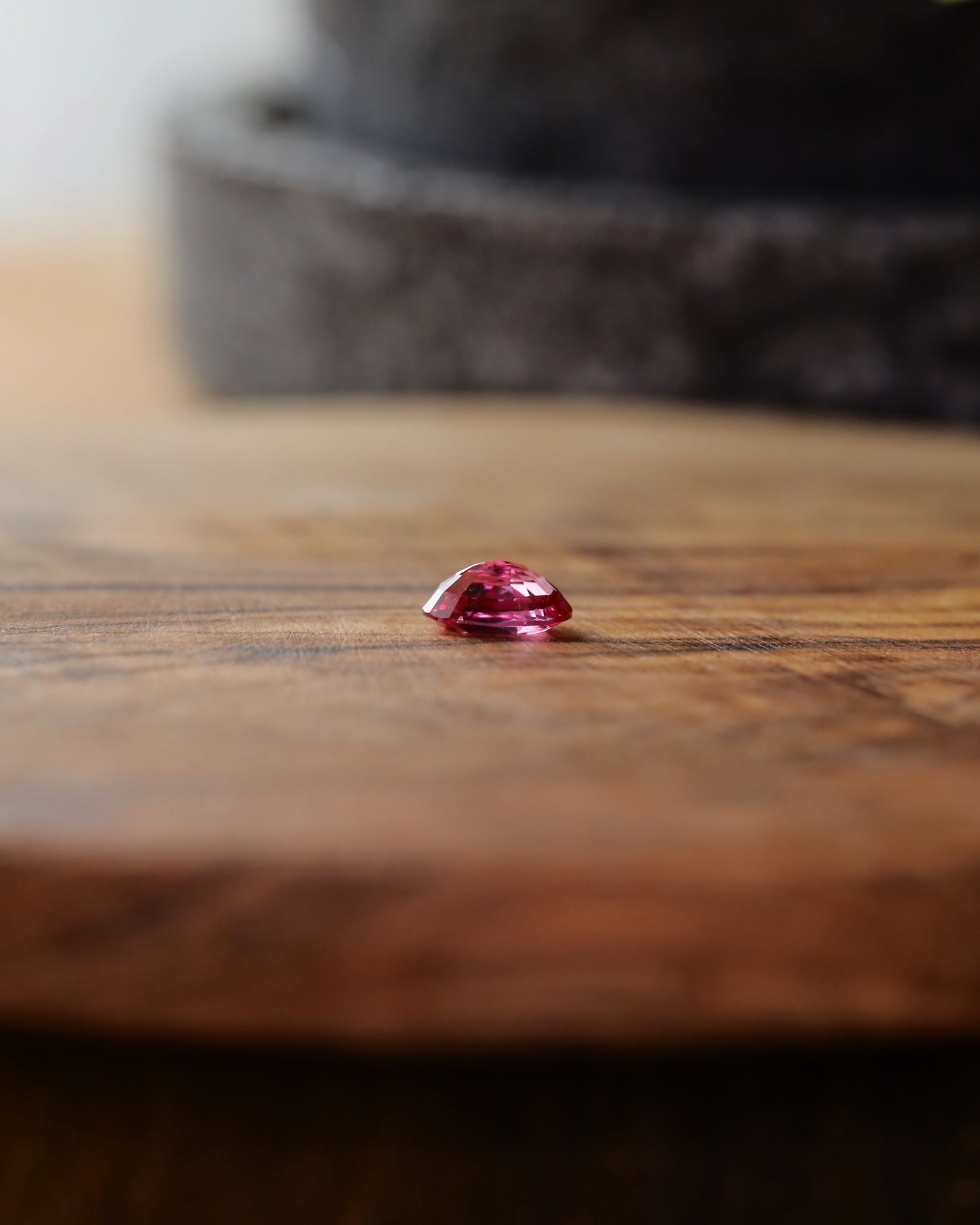 パパラチアサファイア ルース 0.79ct 鑑別書付き