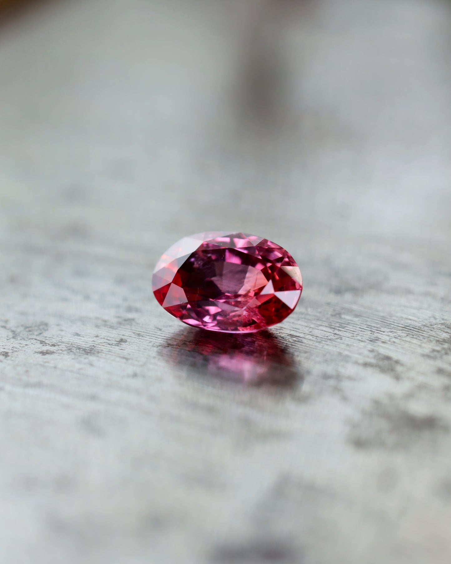 パパラチアサファイア ルース 0.79ct 鑑別書付き