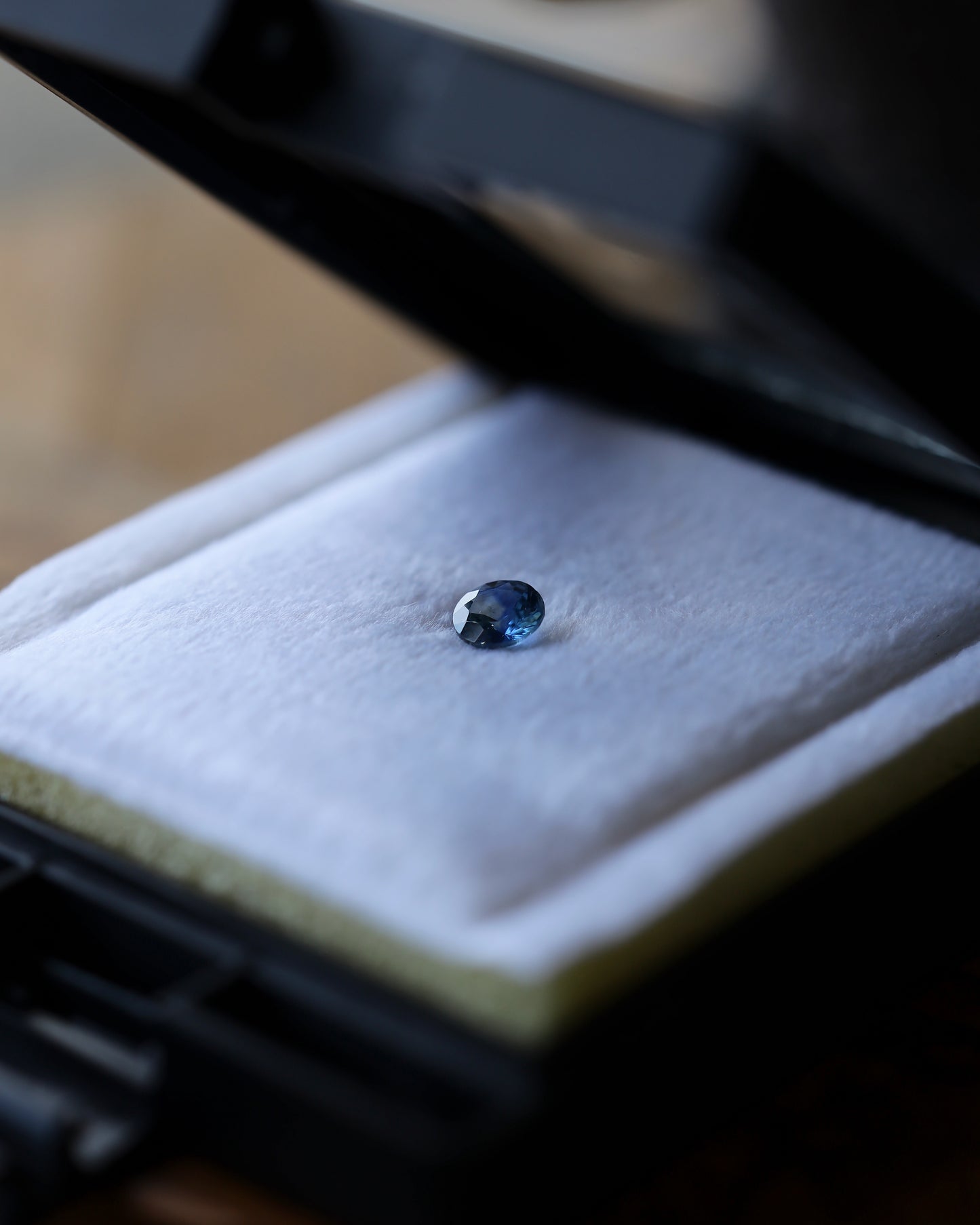 モンタナサファイア ルース 0.75ct