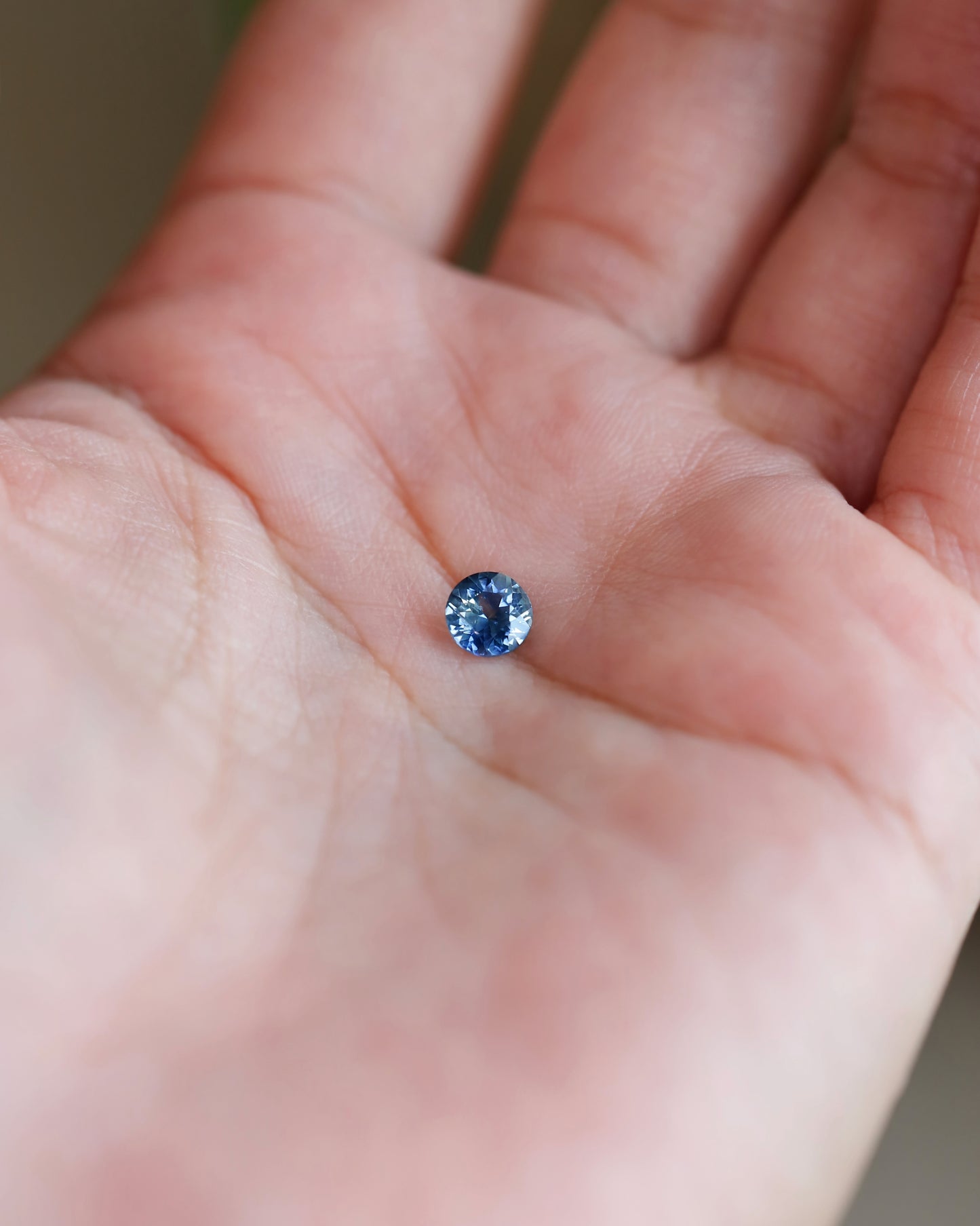モンタナサファイア ルース 0.75ct