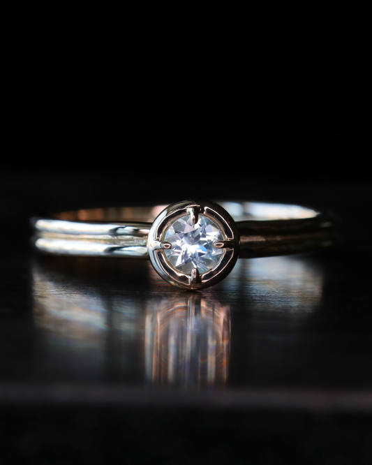 【店主手作り】パライバトルマリンK10リング