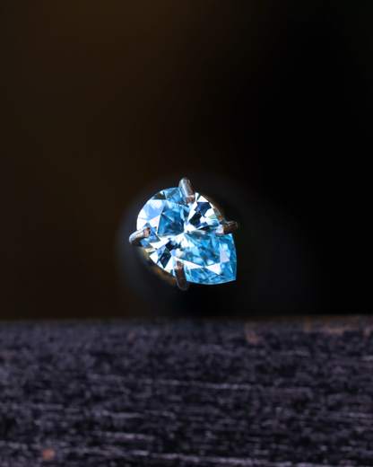 ファンシーインテンスグリーンブルーダイヤモンド(トリートメント)　ルース　0.294ct