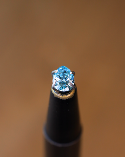 ファンシーインテンスグリーンブルーダイヤモンド(トリートメント)　ルース　0.294ct