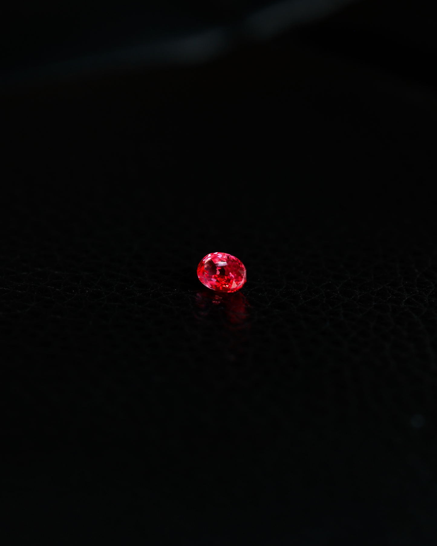 パパラチアサファイア　ルース　0.77ct　鑑別書付き