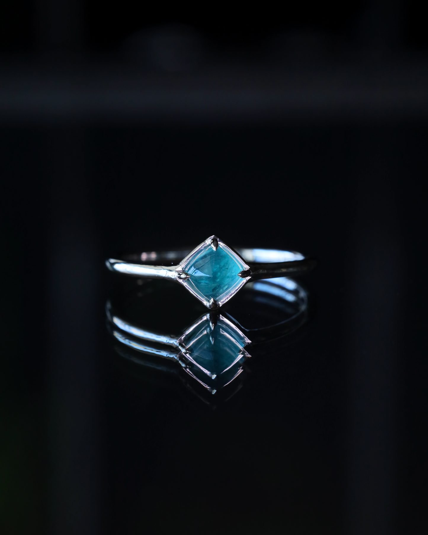 【店主手作り】グランディディエライトPtリング