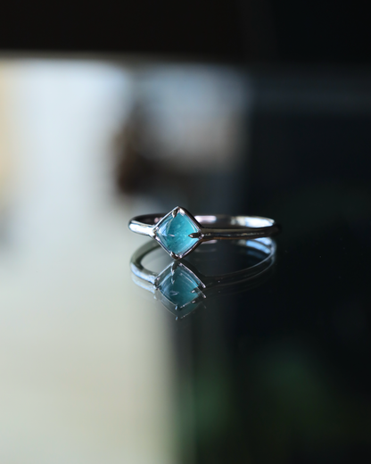 【店主手作り】グランディディエライトPtリング