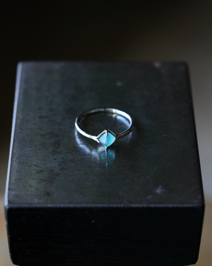 【店主手作り】グランディディエライトPtリング