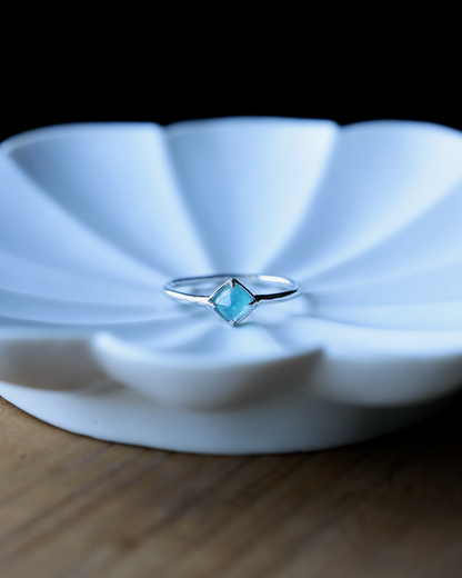 【店主手作り】グランディディエライトPtリング