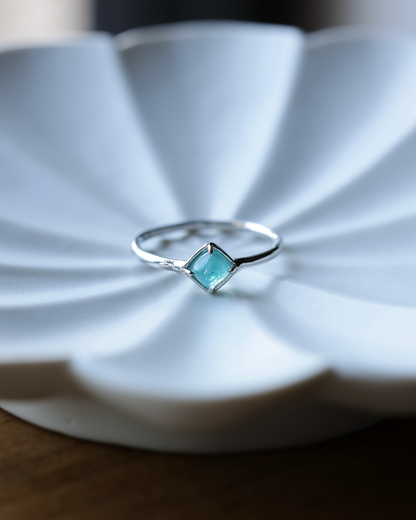 【店主手作り】グランディディエライトPtリング