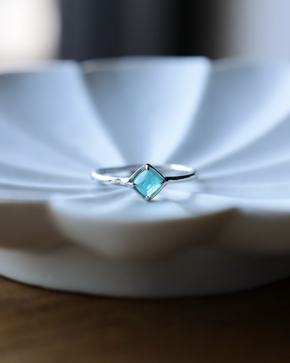 【店主手作り】グランディディエライトPtリング