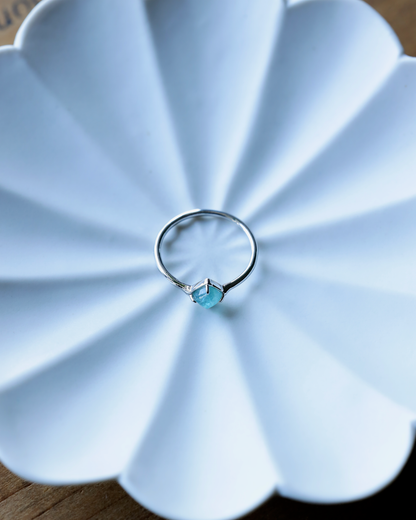 【店主手作り】グランディディエライトPtリング