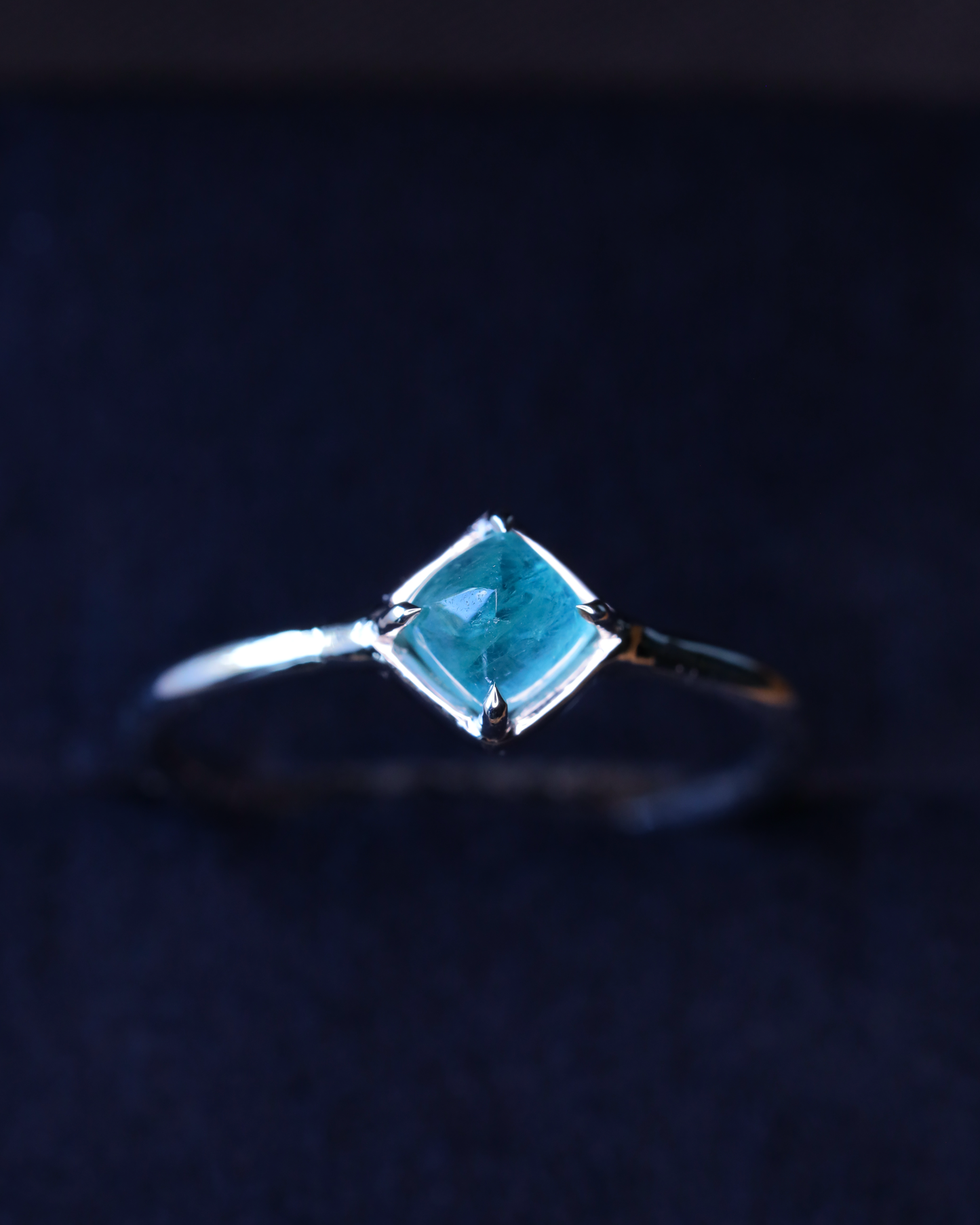 【店主手作り】グランディディエライトPtリング