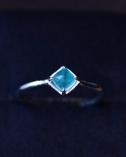 【店主手作り】グランディディエライトPtリング