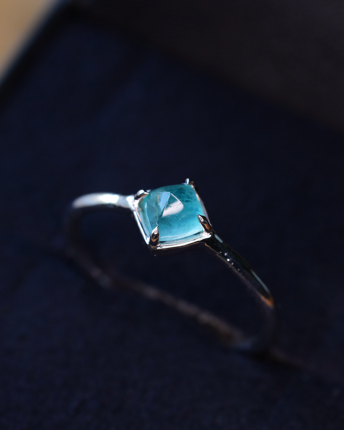 【店主手作り】グランディディエライトPtリング