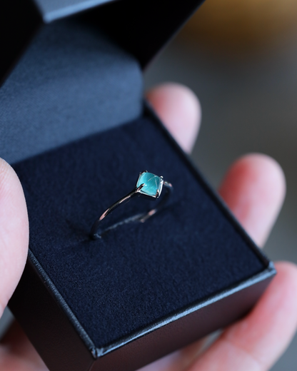 【店主手作り】グランディディエライトPtリング