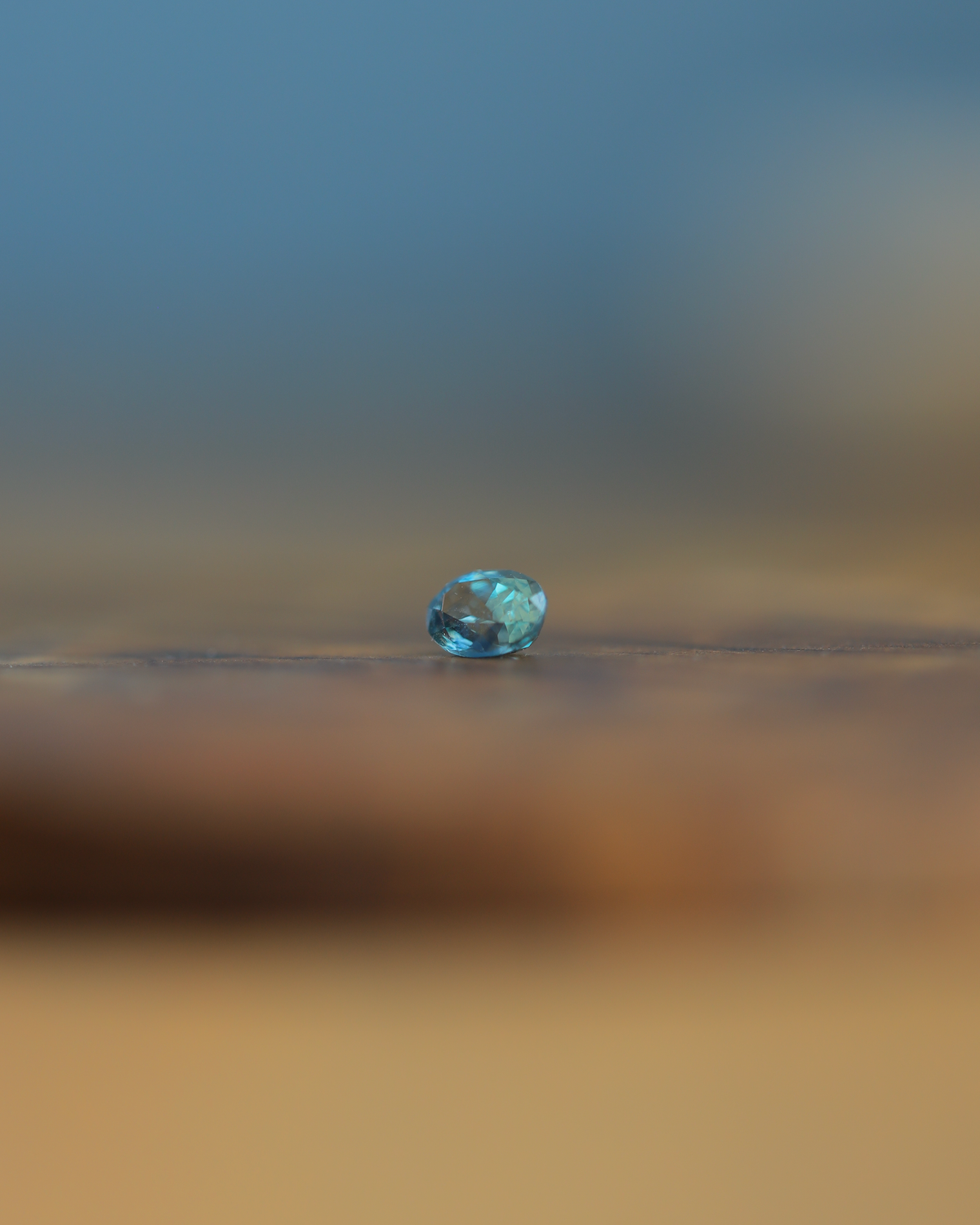 モンタナサファイア　ルース　0.89ct